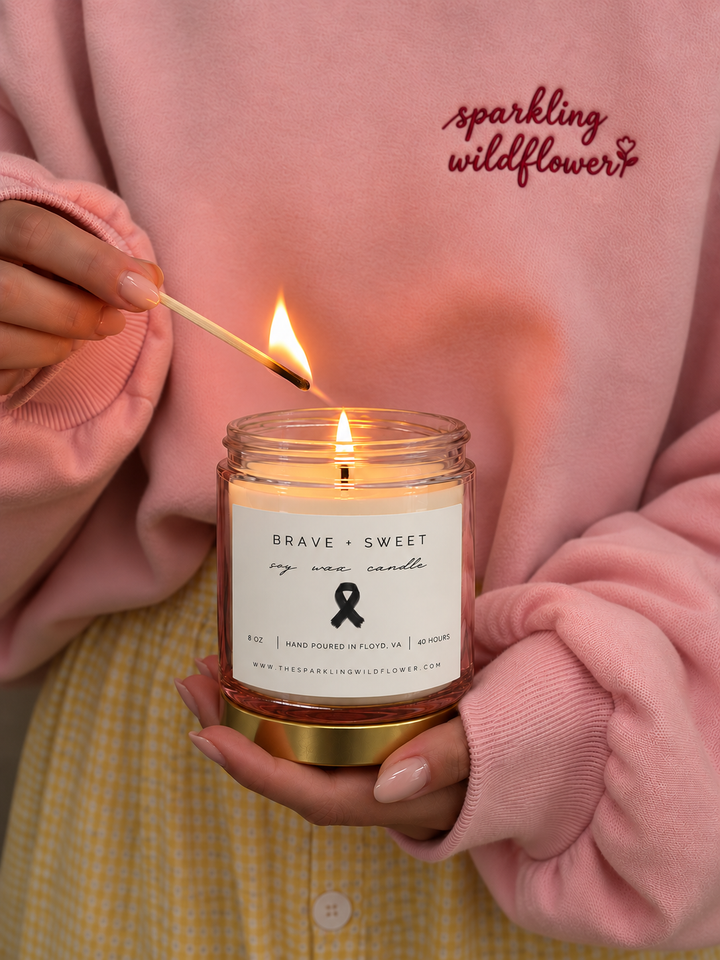 Brave + Sweet Exclusive Breast Cancer Awareness Soy Wax Candle PRE-ORDER