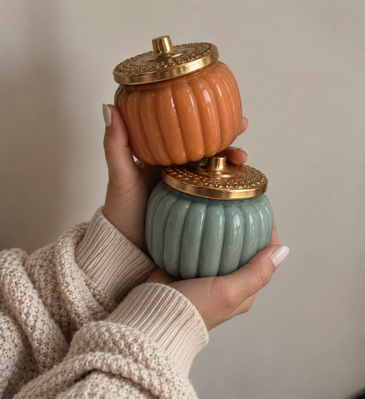 Golden Pumpkin Soy Candles