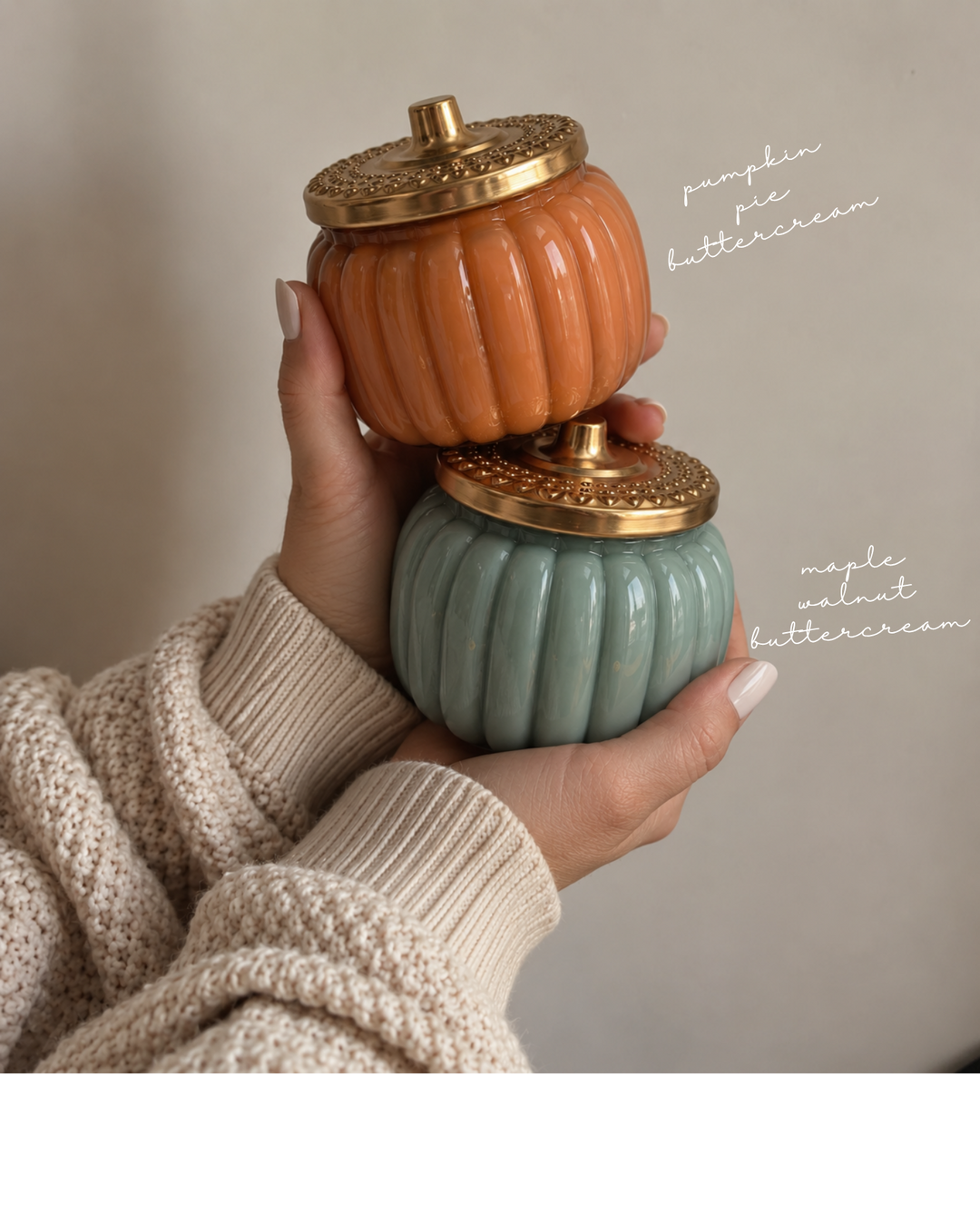 Golden Pumpkin Soy Candles